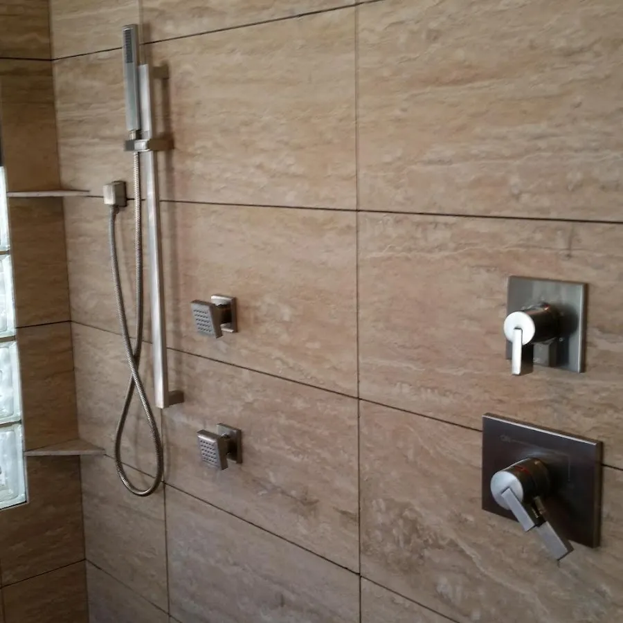 Shower fixture installation for Gas Line Repair in Derry